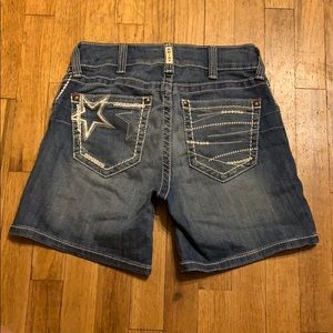 Ariat denim shorts size 28R
